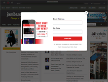 Tablet Screenshot of jambands.com