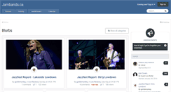 Desktop Screenshot of jambands.ca